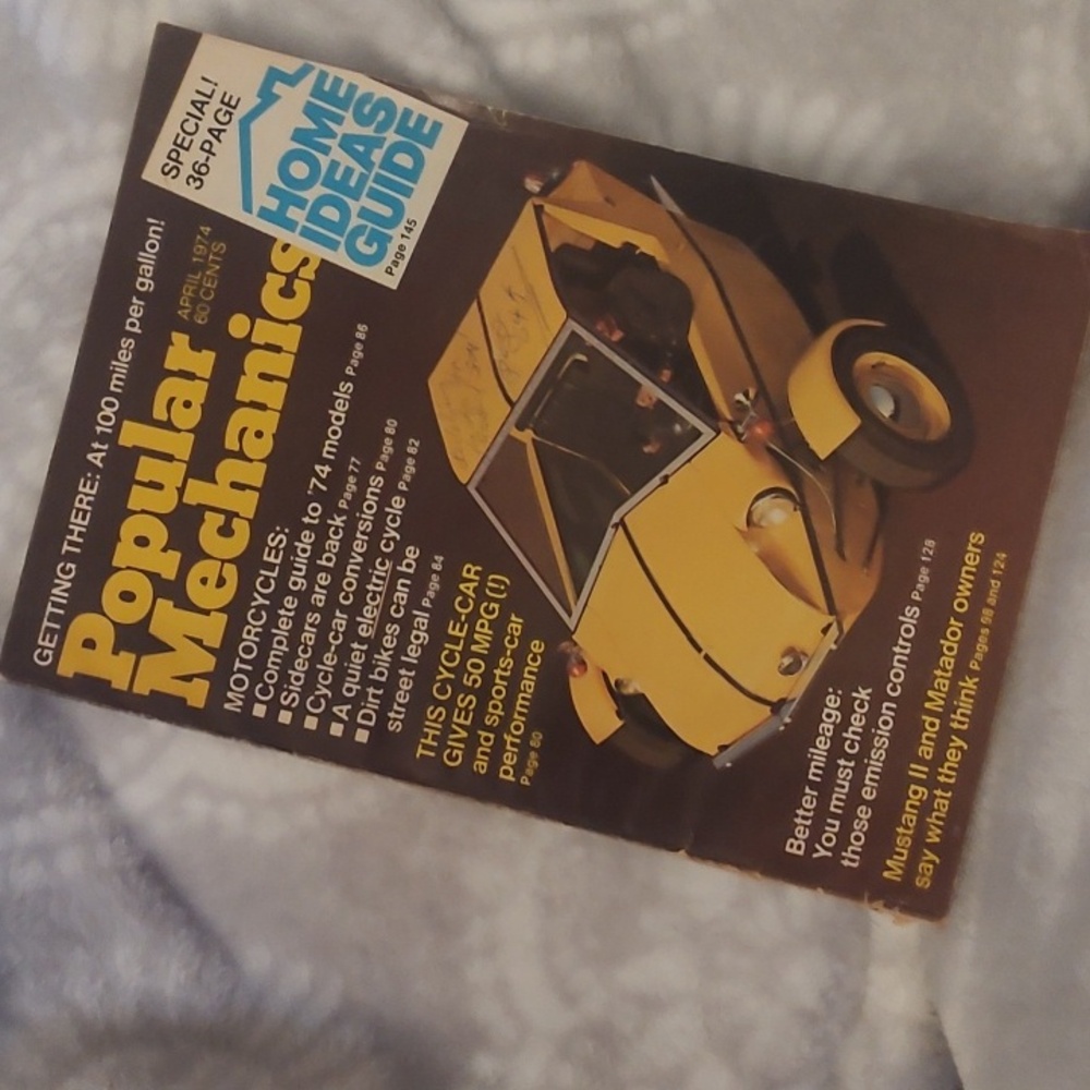 Popular Mechanics Magazine - April 1974 Edition